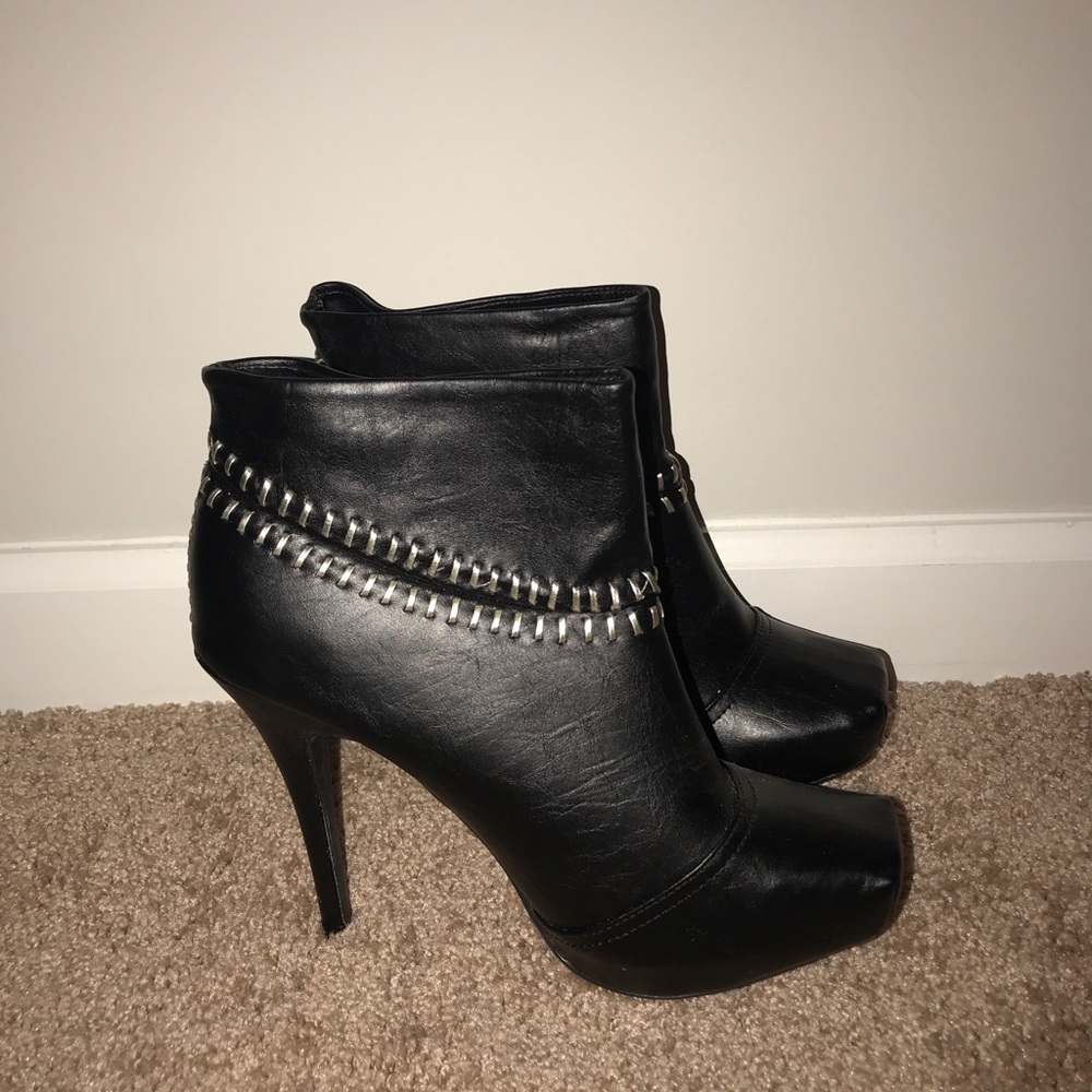 Black booties